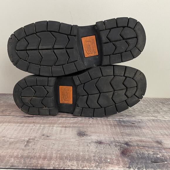 Skechers Boots Men's 10 Vintage Monk Strap 90sY2K Platform SN6909 Brown Leather - Picture 6 of 11